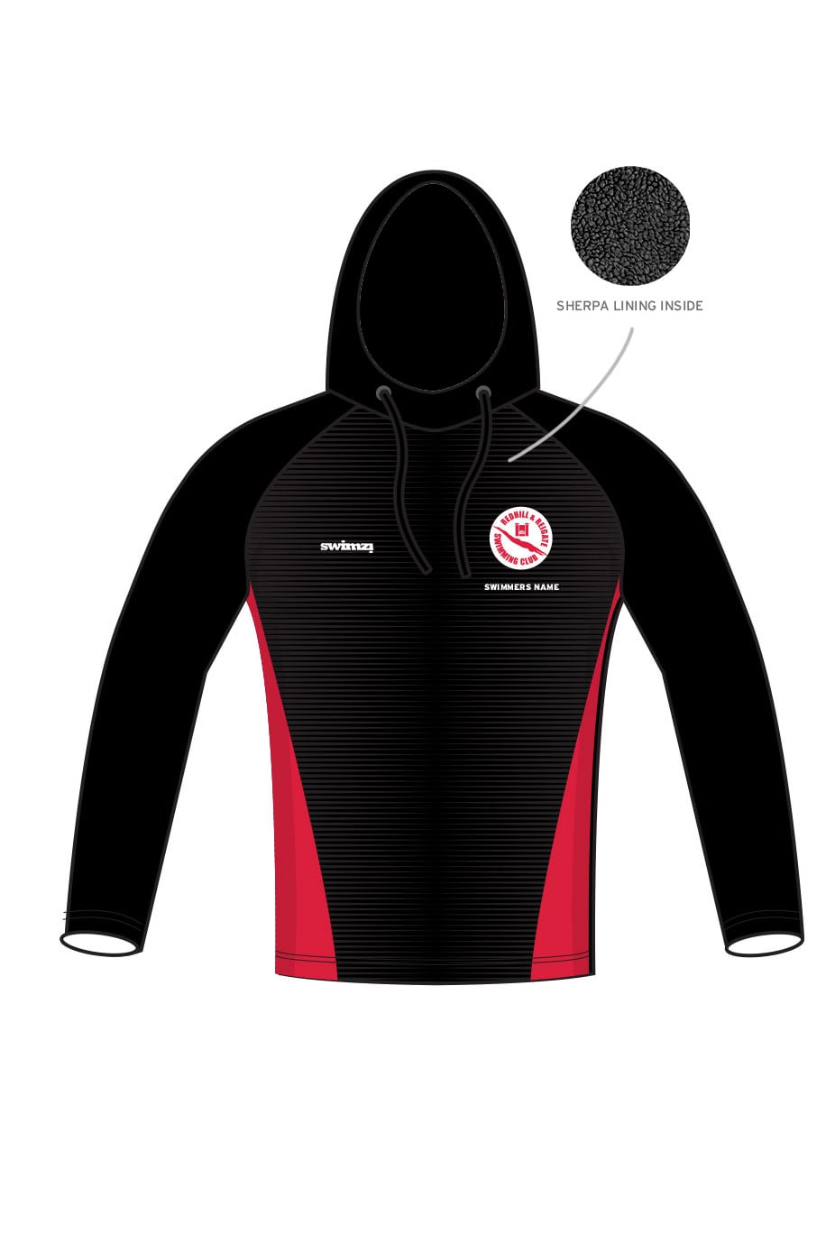 Redhill amp Reigate SC Kids Unisex Winter Pullover Performance Hoodie