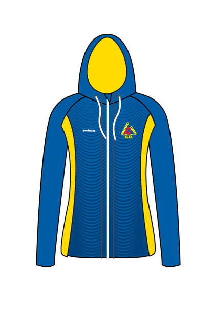 Romford Town SC Kids Female Zipped Performance Hoodie