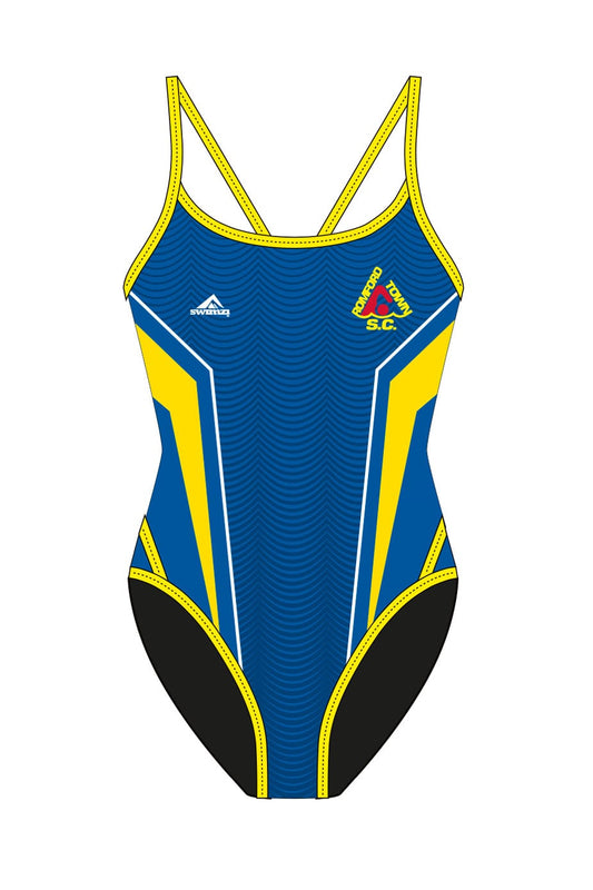 Romford Town SC Kids Female Thinstrap Swimsuit