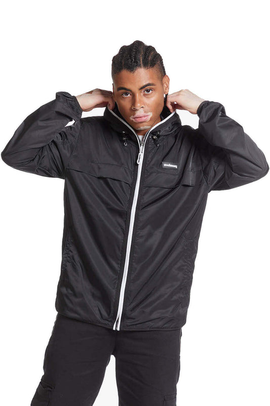 Swimzi Black and White Urban Shell Zipper