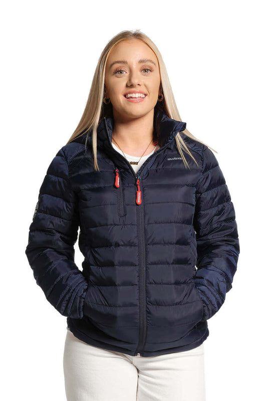 Swimzi Hooded Adventurer Navy Jacket – Ladies