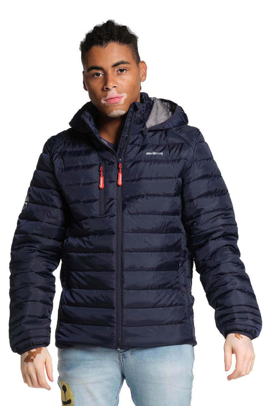 Swimzi Hooded Adventurer Navy Jacket – Men’s