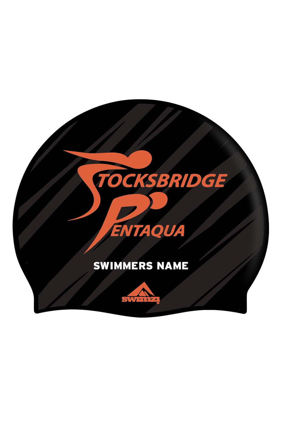 Stocksbridge Pentaqua SC Unisex Club Swim Cap - Suede