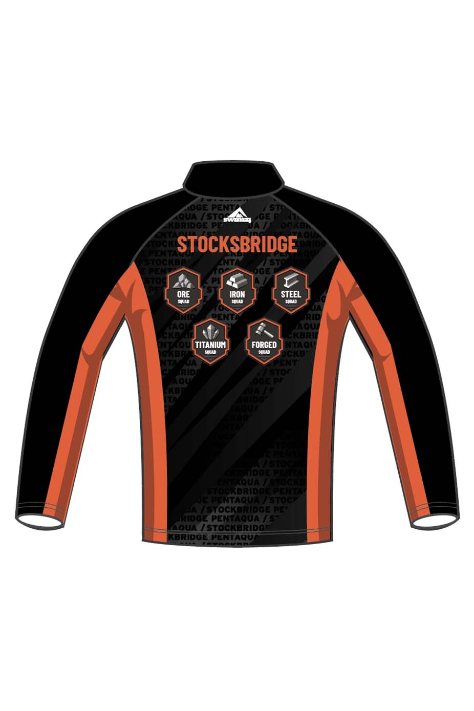 Stocksbridge Pentaqua SC Adults Unisex Tracksuit Top