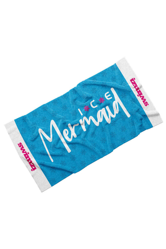 Blue Ice Mermaid - Swimming Towel