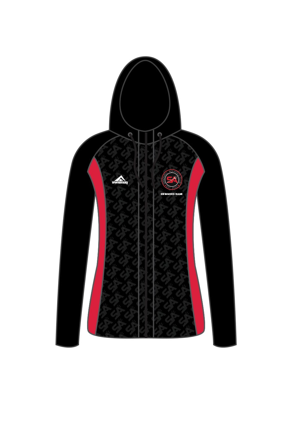 Sandwell Aquatics Club Kids Female Zipped Performance Hoodie