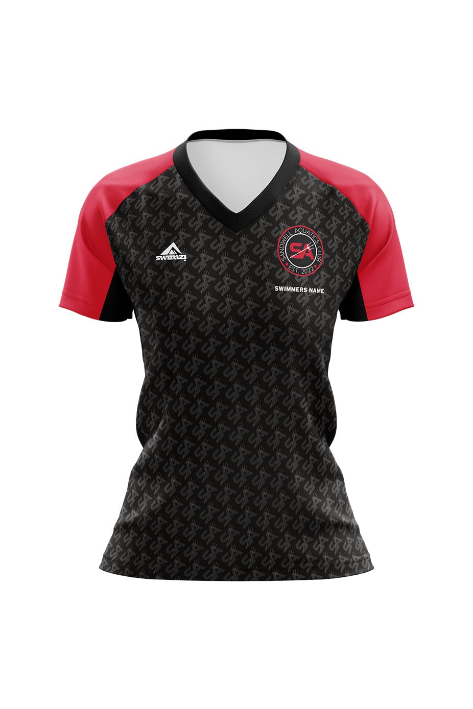 Sandwell Aquatics Club Kids Female Club Shirt - V-Neck
