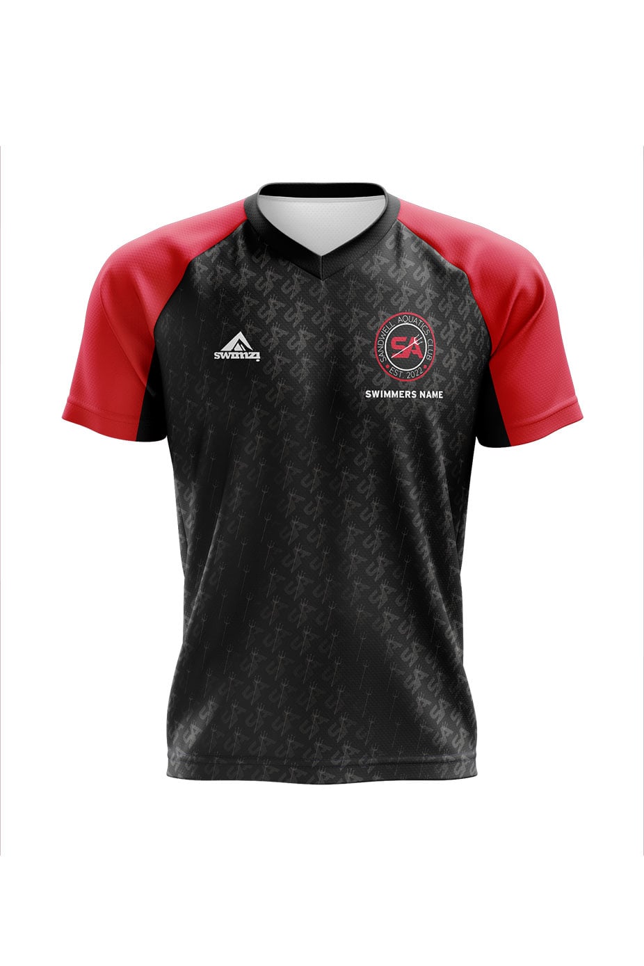 Sandwell Aquatics Club Kids Unisex Club Shirt - V-Neck