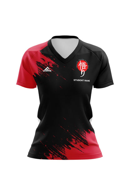 Satori-Do Karate Club Kids Female Club Shirt - V-Neck - Opt 3