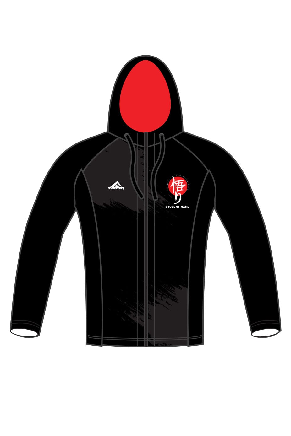 Satori-Do Karate Club Kids Unisex Zipped Performance Hoodie