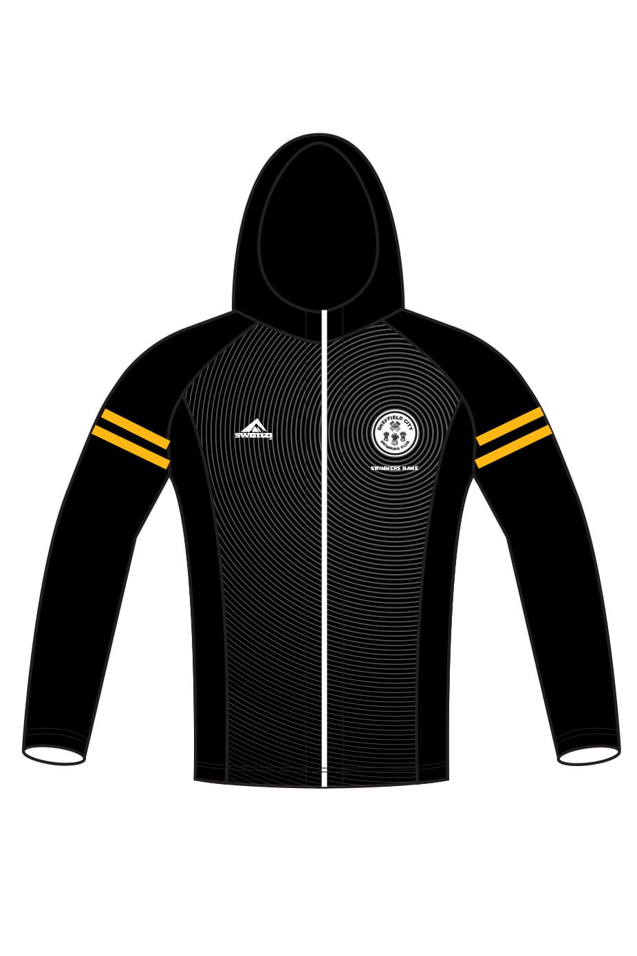 Sheffield City SC Kids Unisex Zipped Performance Hoodie