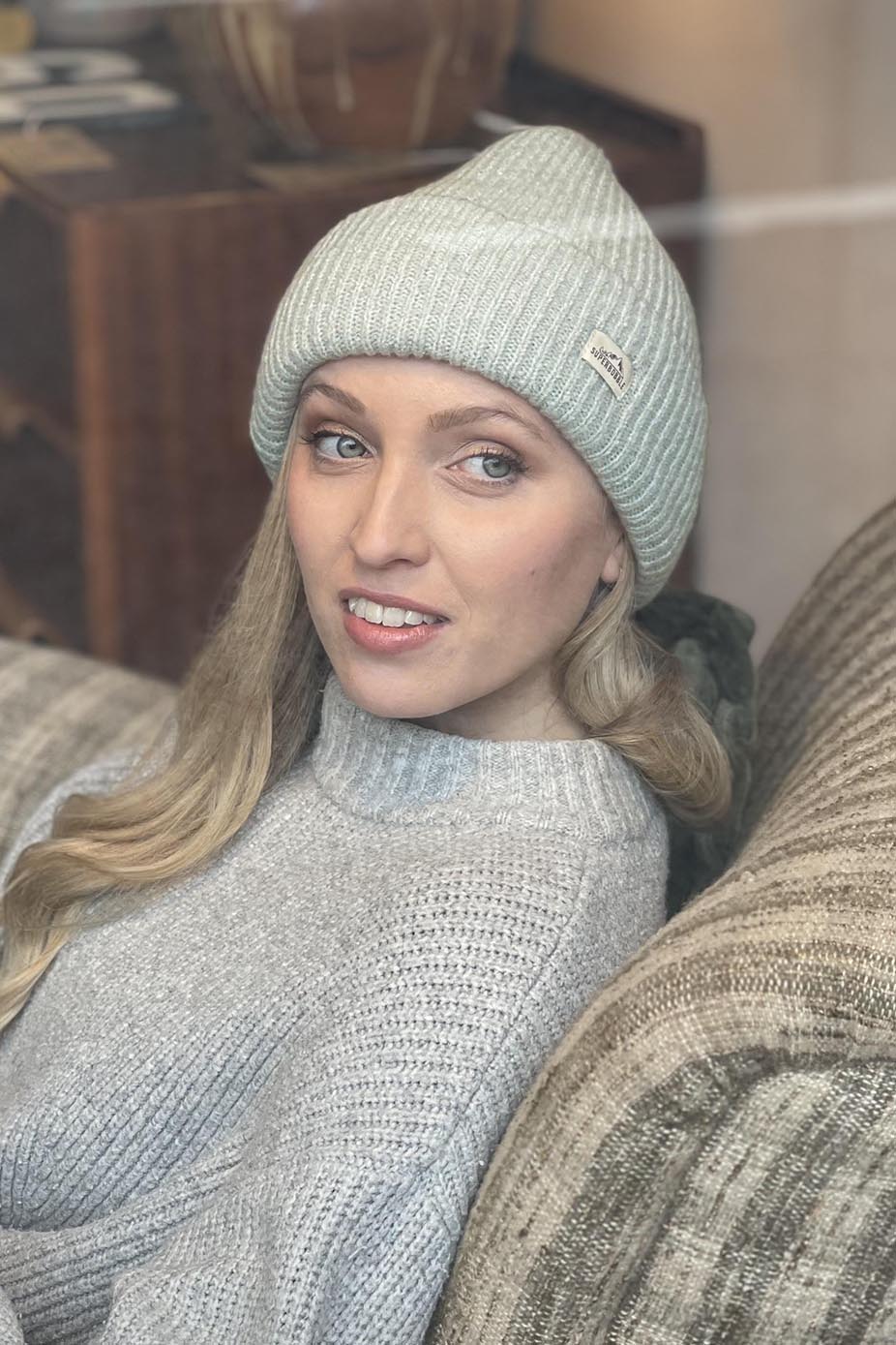 Spearmint Ladies Fashion Beanie Hat