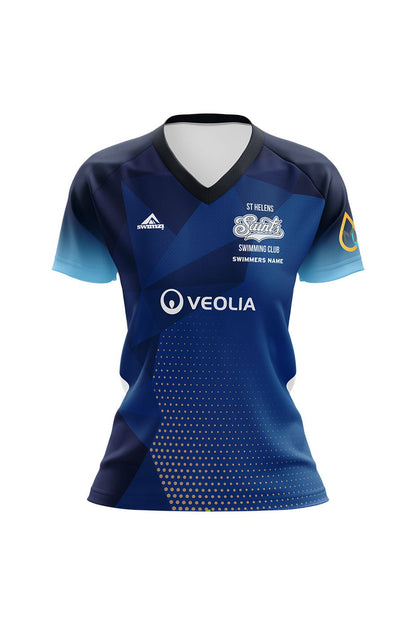 St Helens SC Kids Female Club Shirt - V-Neck