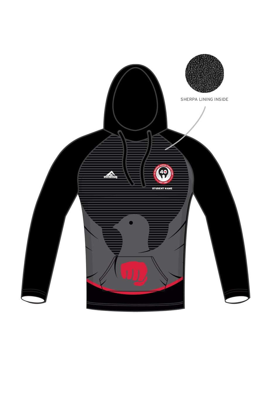 St Martins Karate Club Kids Unisex Winter Pullover Performance Hoodie