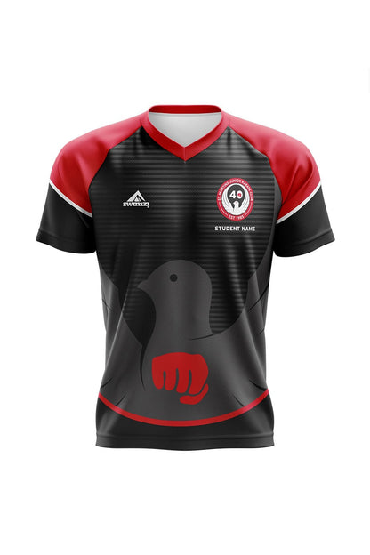 St Martins Karate Club Kids Unisex Club Shirt - V-Neck - Lower Grades
