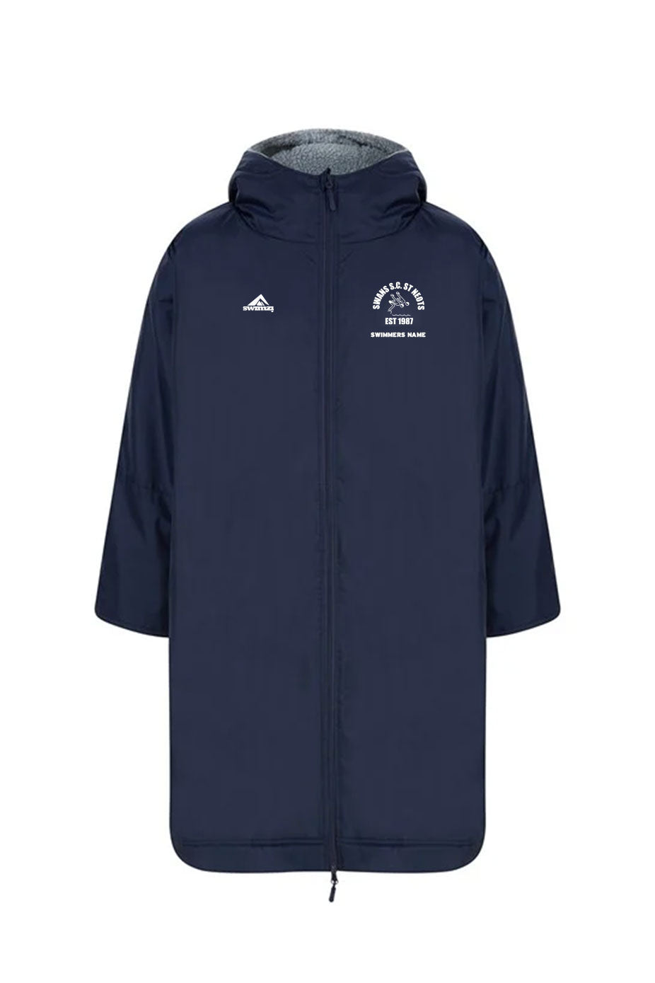 St Neots Swan SC Adult Unisex Swimzi Team Robe - Navy