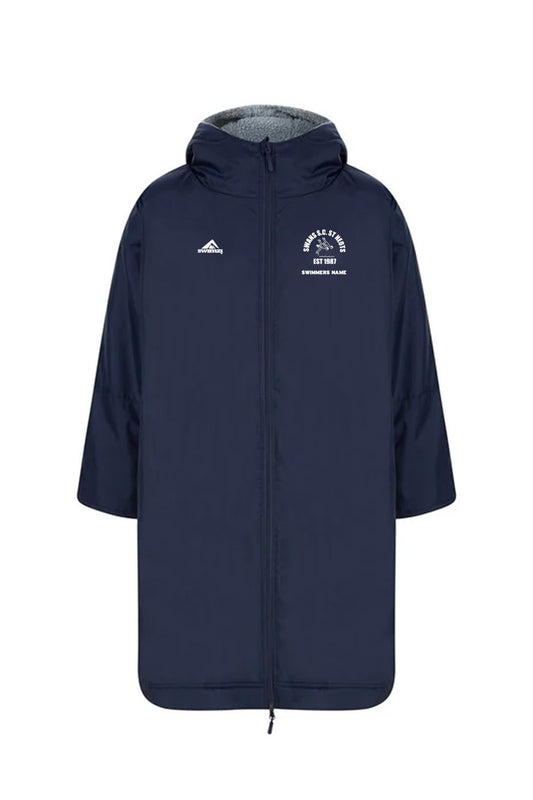 St Neots Swan SC Adult Unisex Swimzi Team Robe - Navy