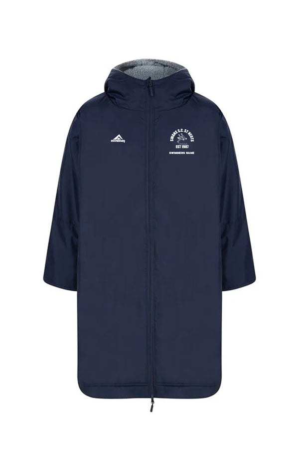 St Neots Swan SC Adult Unisex Swimzi Team Robe - Navy