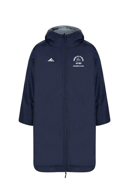St Neots Swan SC Kids Unisex Swimzi Team Robe - Navy