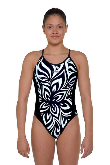 Swimzi Thin Strap Women's One-Piece swimsuit, Graphica