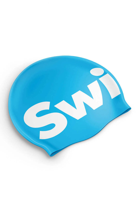 Mediterranean Blue 360 - Swim Cap