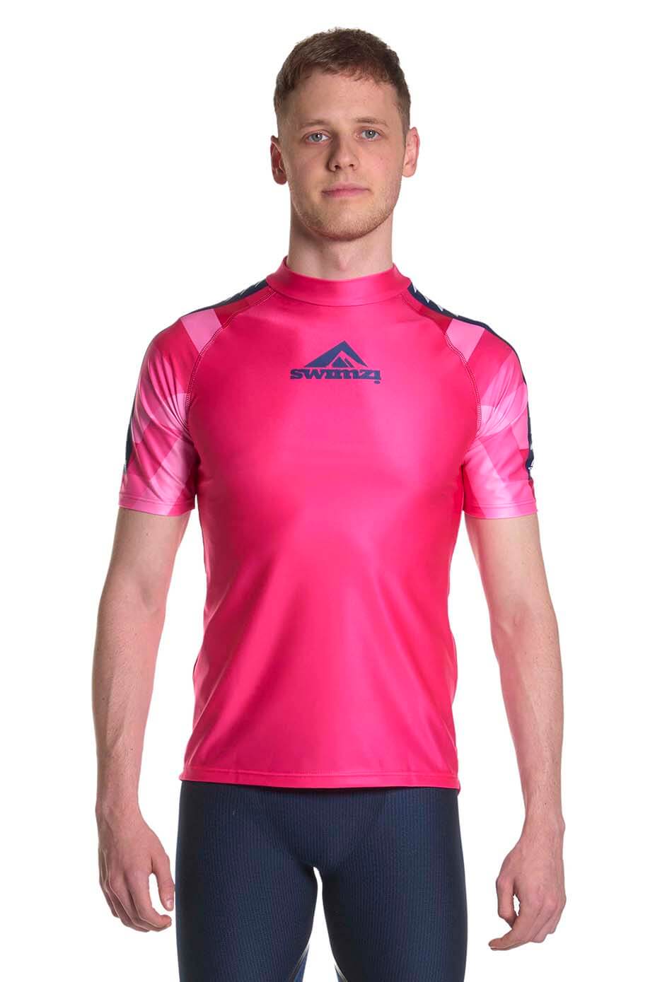 Kids Swimzi Paddle Rash Vest - Pink