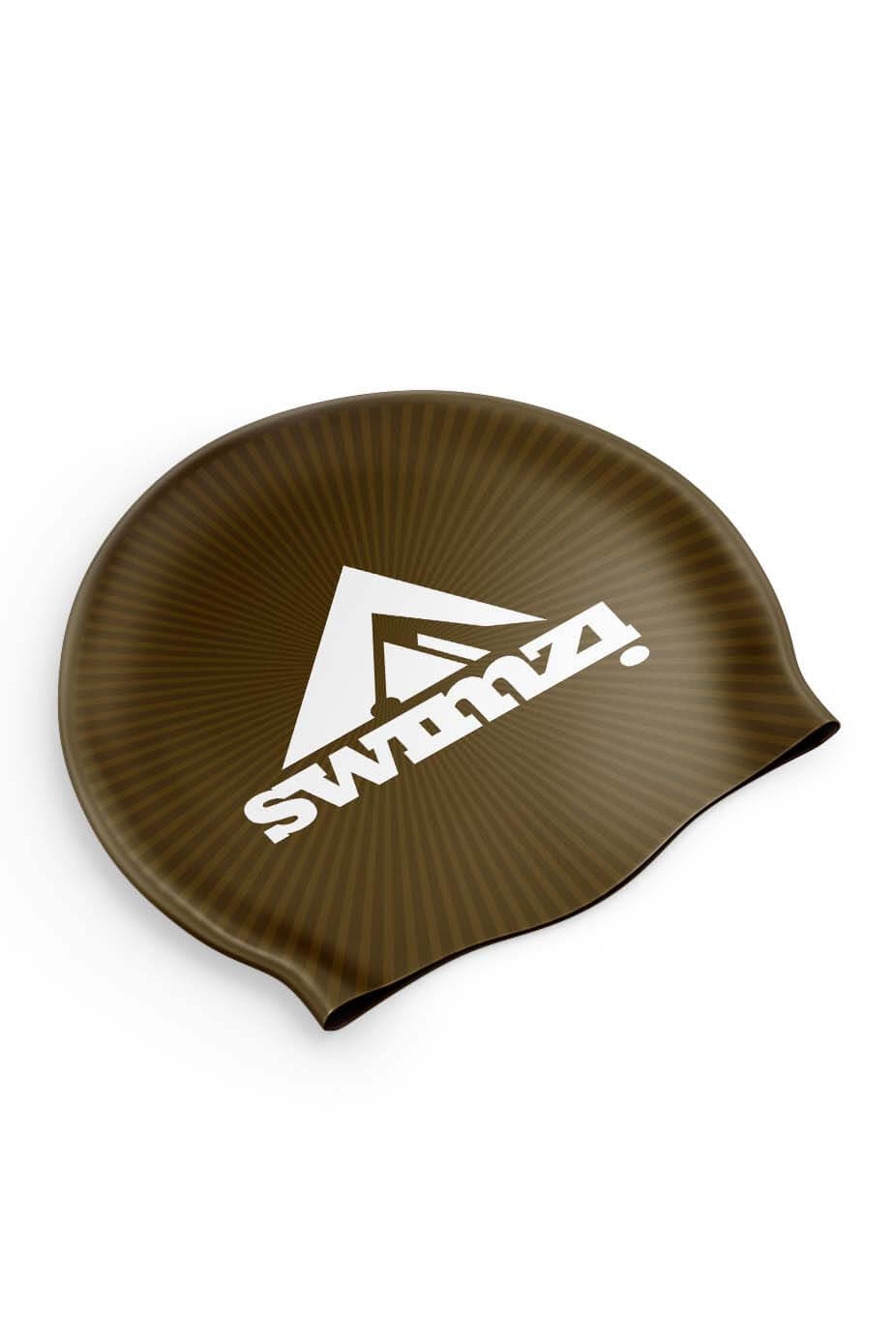 Old Gold Sunrise Swim Cap