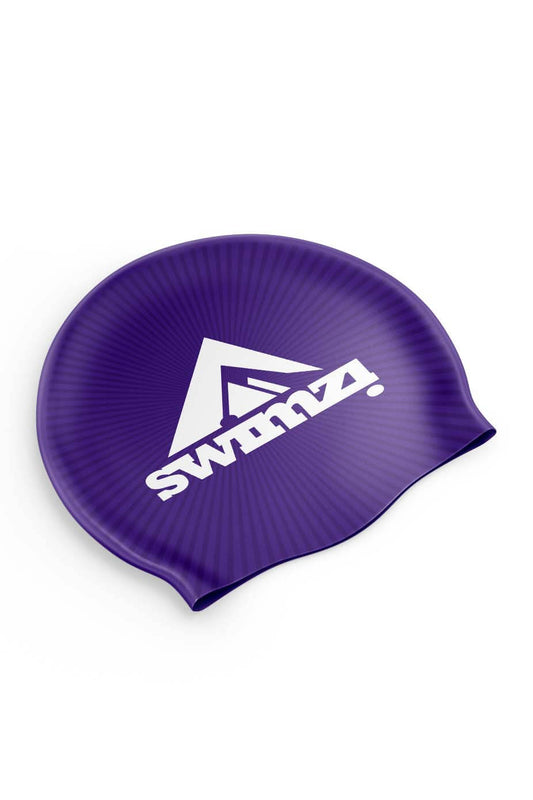 Pearlescent Purple Sunrise Swim Cap
