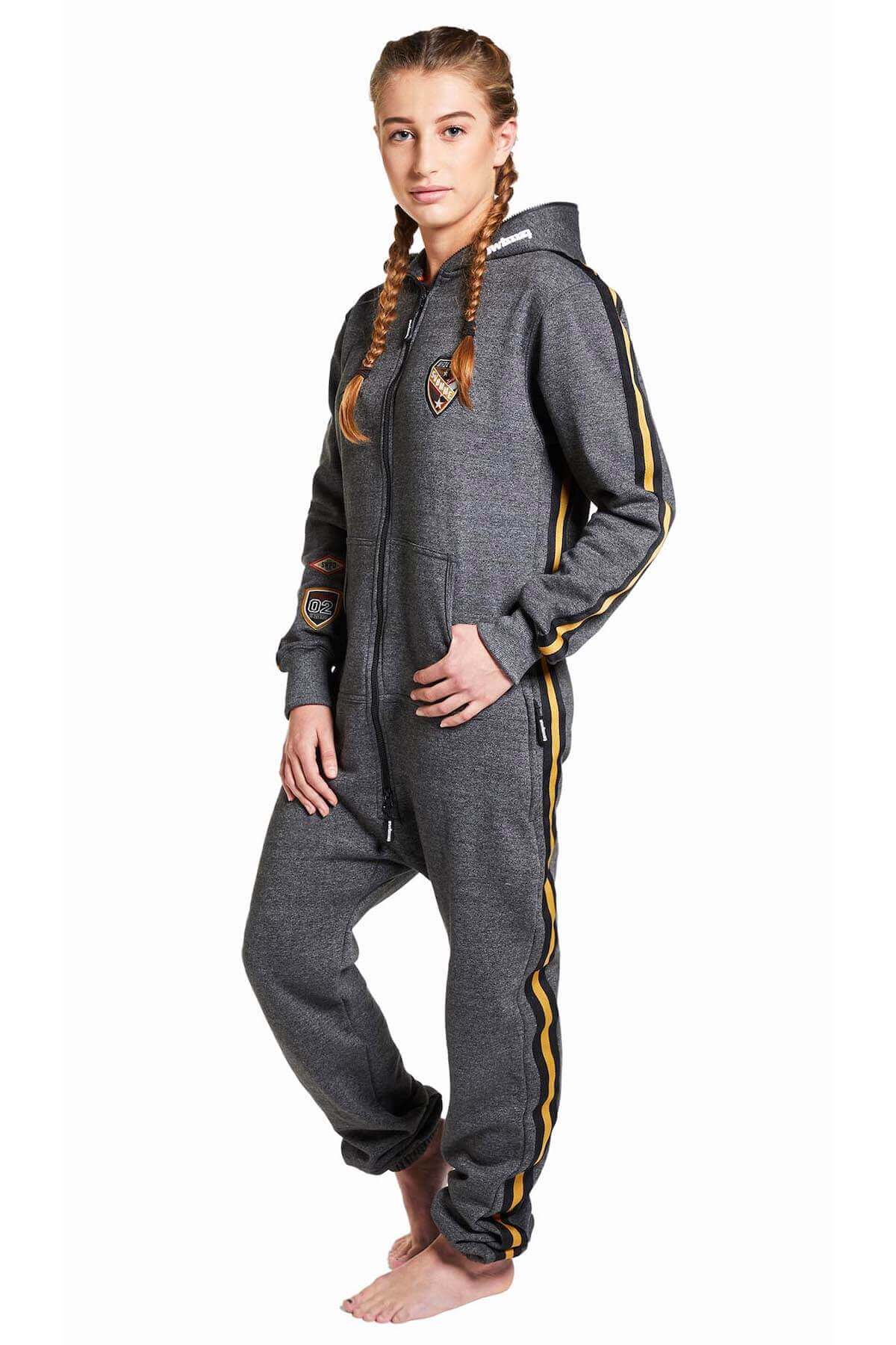 Kids Graphite Swimzi Onesie