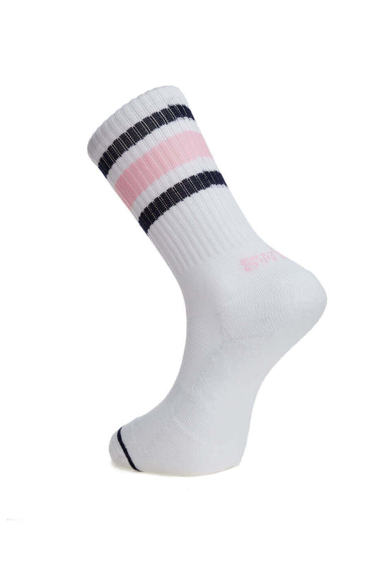 Kids Navy Pink - Slider Socks