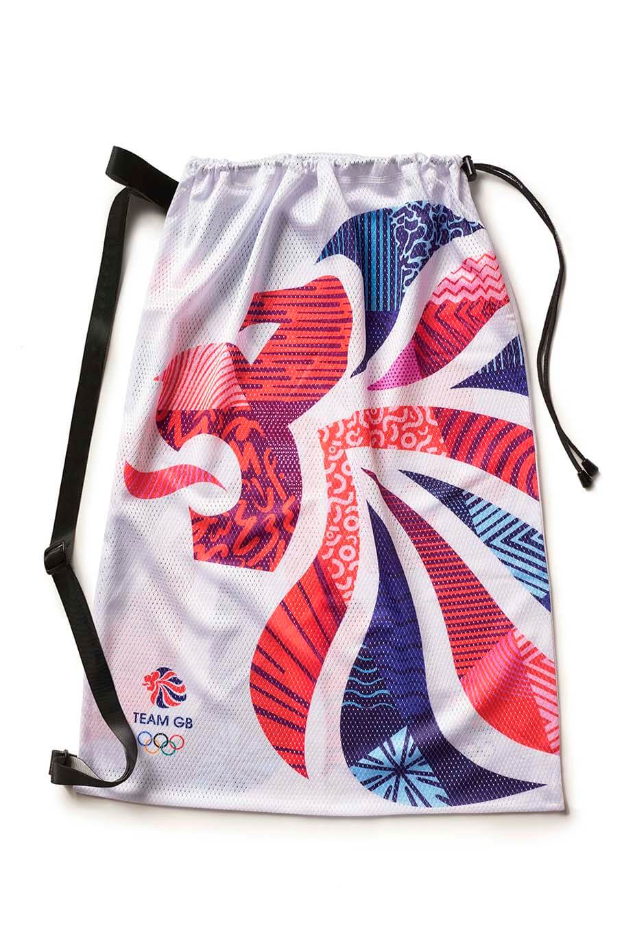 Team GB Merchandise - Paris 24  White Lion Swim Mesh Bag