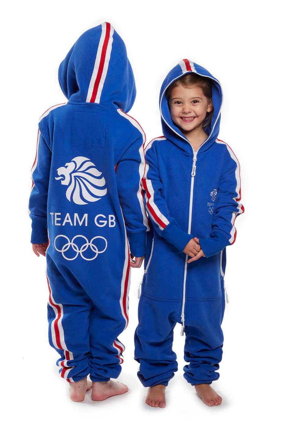Kids Official TEAM GB Merchandise Royal Blue Onesie