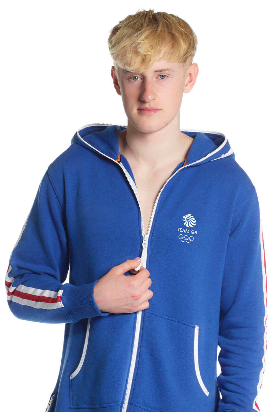 Kids Official TEAM GB Merchandise Royal Blue Onesie