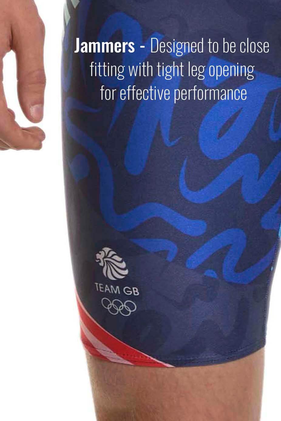 Team GB Male Paris 24 Training Jammer - Red, White & Blue