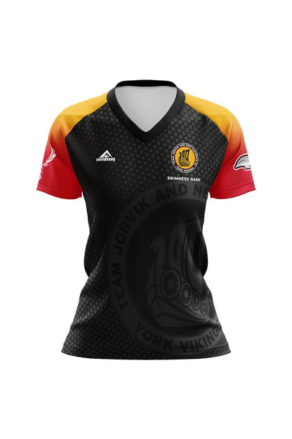 York Vikings Kids Female Club Shirt - V-Neck