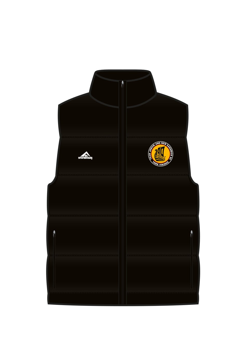York Vikings Kids Unisex Reversible Gilet
