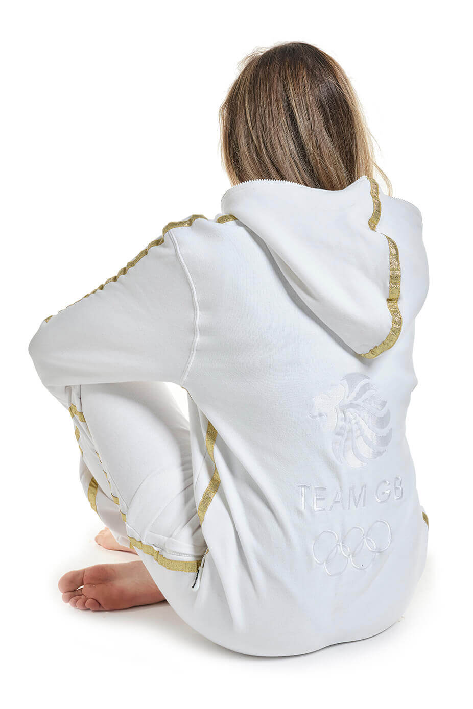 Kids Official TEAM GB Merchandise White Onesie