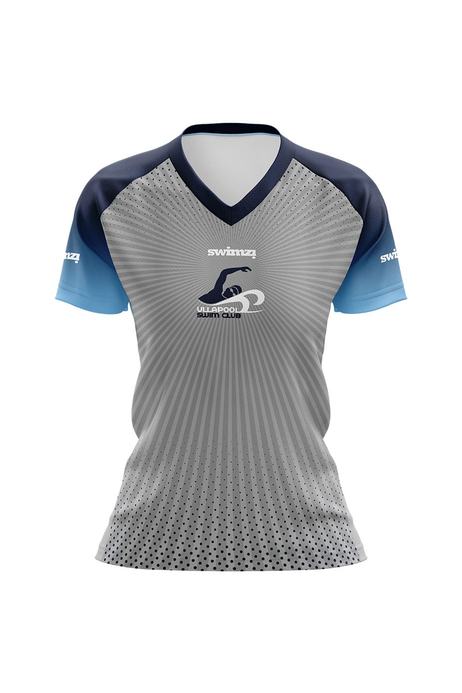 Ullapool SC Kids Female Club Shirt - V-Neck - OPTION 1