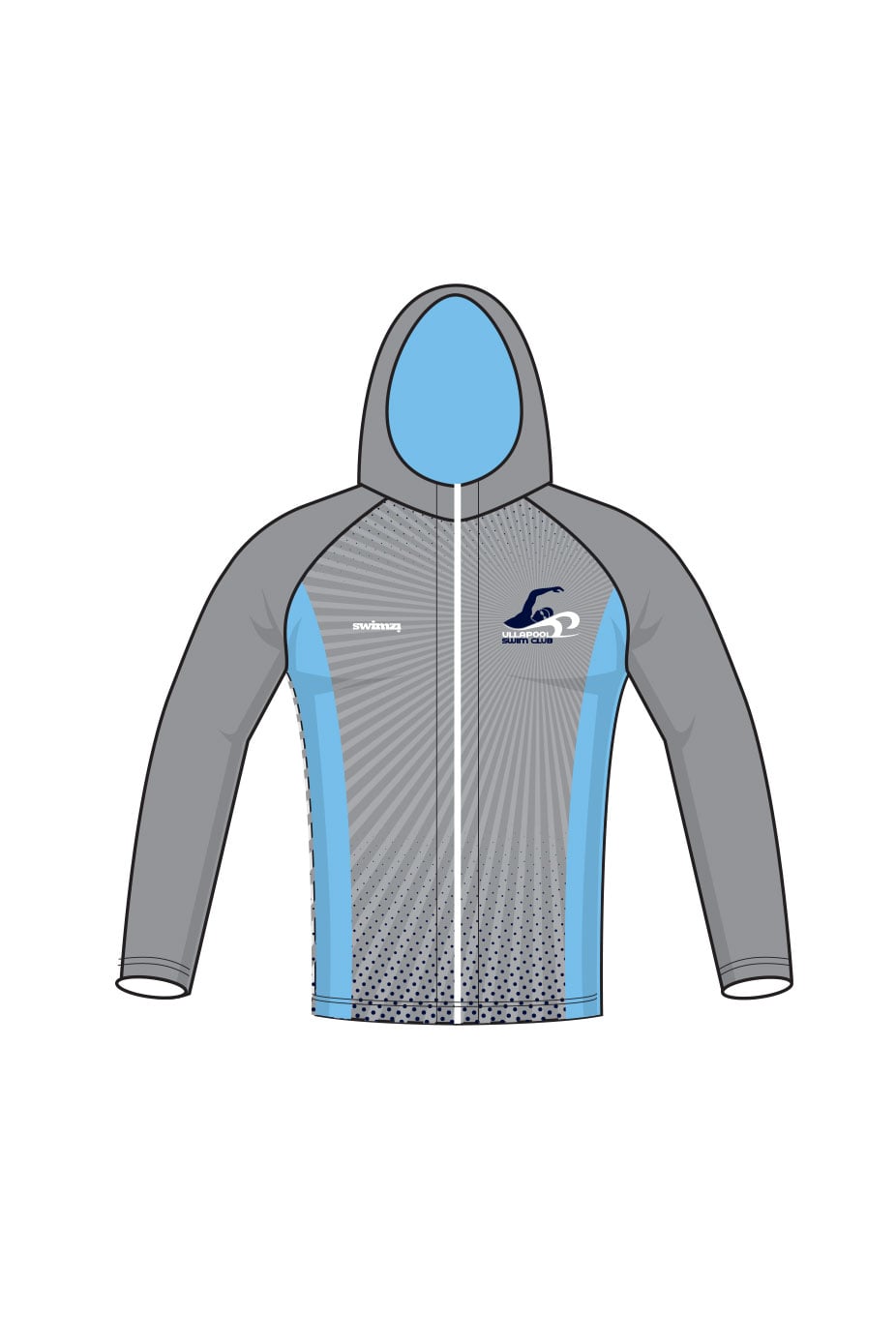 Ullapool SC Kids Unisex Zipped Performance Hoodie