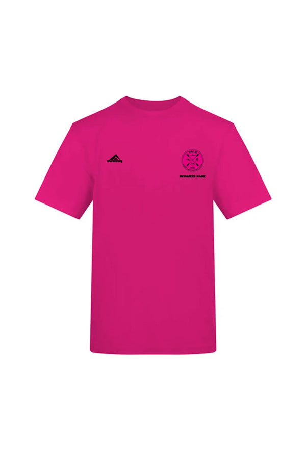 Vale SLSC Adult Unisex Cotton Shirt - Crew Neck - Pink