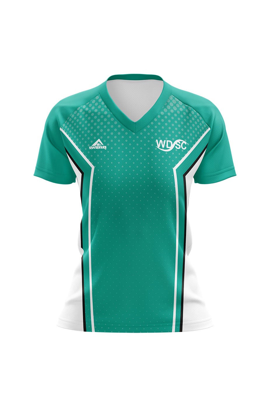 West Dorset SC Kids Female Club Shirt - V-Neck - Opt2