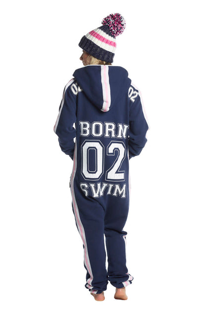 Kids Navy B02S Swimzi Onesie