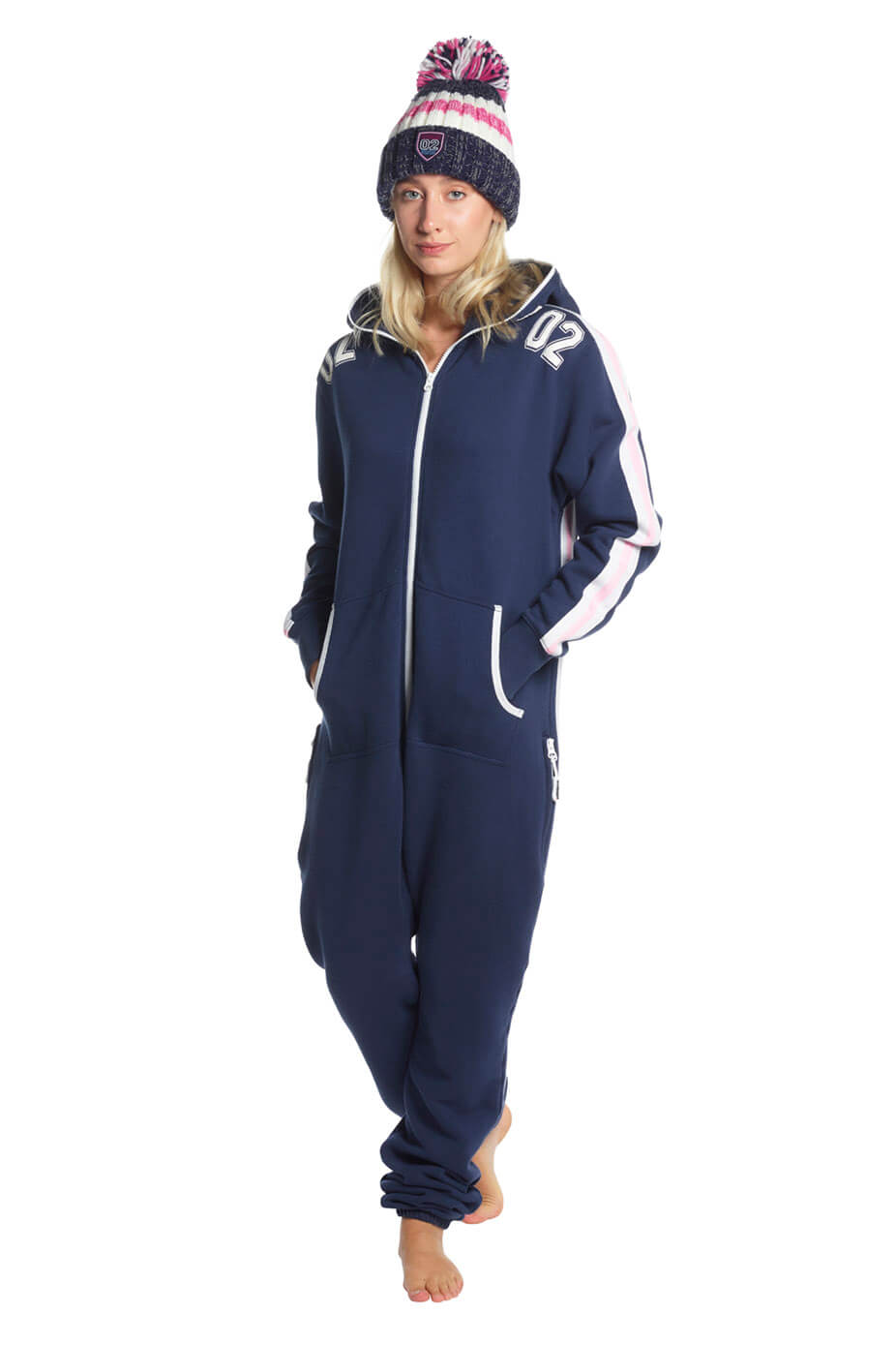Navy B02S Swimzi Onesie
