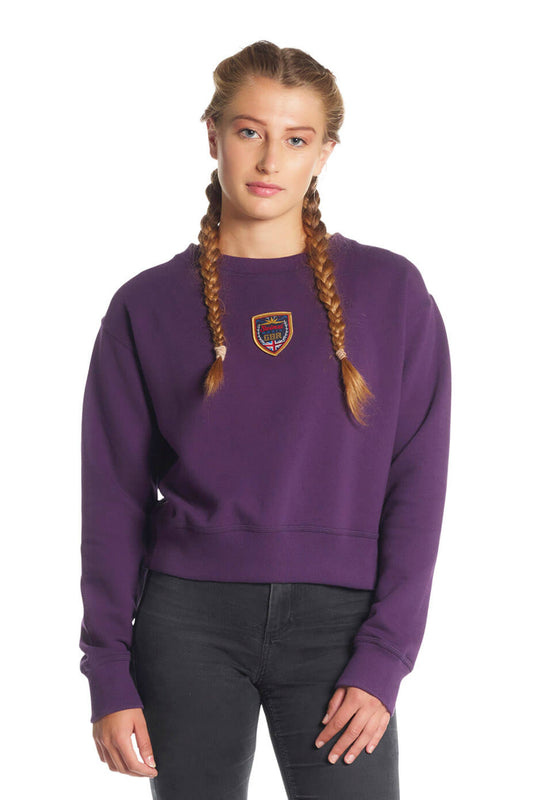 Aubergine - Crop Jumper