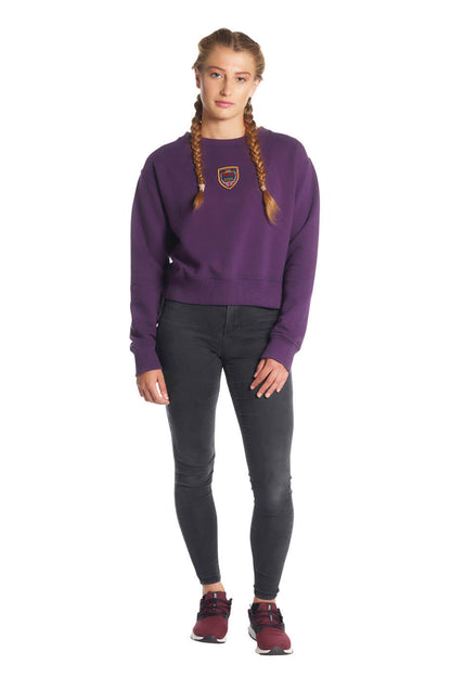 Aubergine - Crop Jumper
