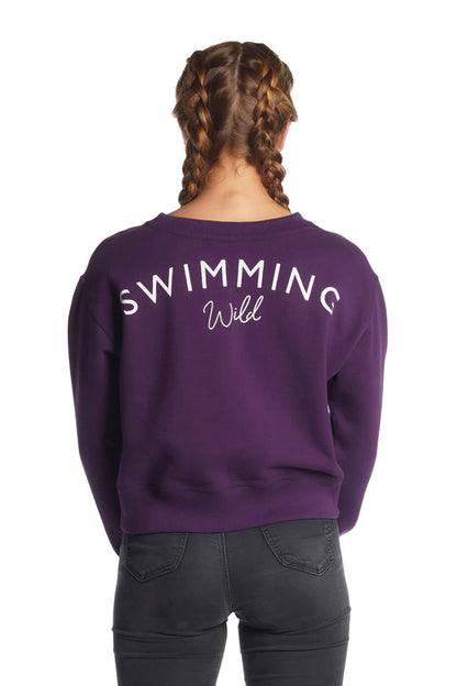 Aubergine - Crop Jumper