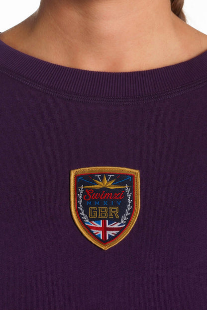 Aubergine - Crop Jumper
