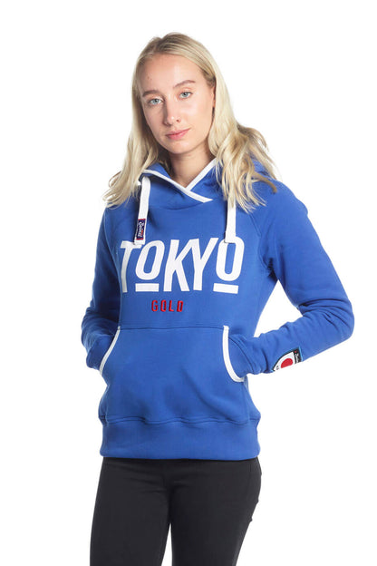 Kids Royal Blue Crossover - Female Hoodie