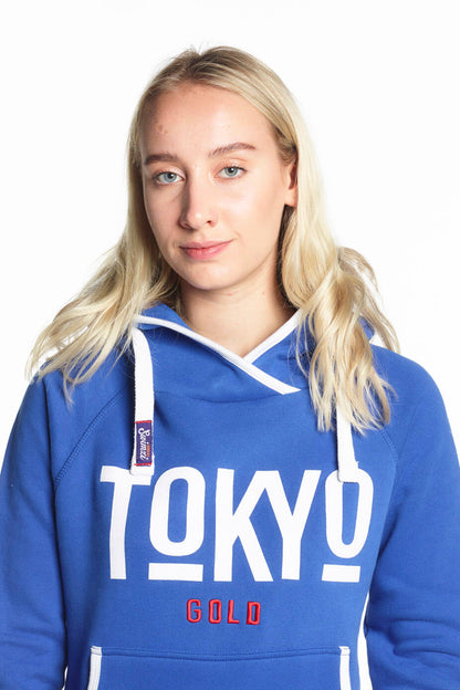 Royal Blue Crossover - Ladies Hoodie
