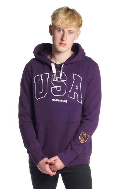 Kids Aubergine - Pullover Hoodie